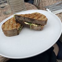 Vegetable panini  at Mondays Plant Café in Calgary