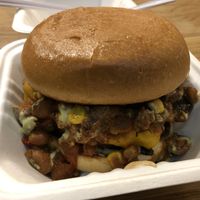 The Punisher burger  at Guerilla Burger  in Mississauga