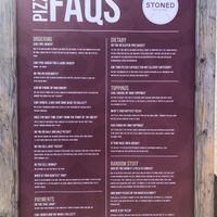 Other useful info at Stoned Pizza in Woolacombe