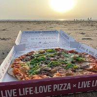   at Stoned Pizza in Woolacombe