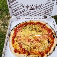 Vegan margheritaa  at Stoned Pizza in Woolacombe