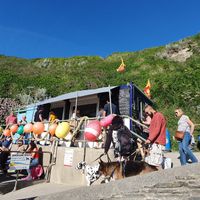 Kiosk at Barricane Beach Cafe in Woolacombe