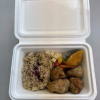 Karaage chicken bento at Bellmart in Nagoya