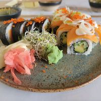 Sushi at Vegan Sushi Bar in Warsaw