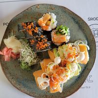 Sushi at Vegan Sushi Bar in Warsaw