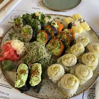 Vegan sushi   at Vegan Sushi Bar in Warsaw
