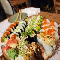 32-piece sushi set at Vegan Sushi Bar in Warsaw