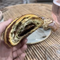 Pain au chocolate   at Land & Monkeys - Roquette in Paris
