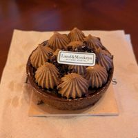 Chocolate tart at Land & Monkeys - Roquette in Paris