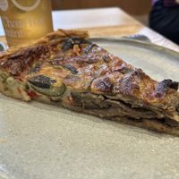 Quiche légume warmed up  at Land & Monkeys - Roquette in Paris