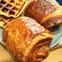 Pain au chocolat at Land & Monkeys - Roquette in Paris