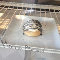 Display case at Cinnaholic in Berkeley