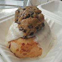 vanilla with cookie dough at Cinnaholic in Berkeley