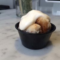 mini original roll  at Cinnaholic in Berkeley