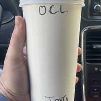 Oatmeal cookie latte  at Stimulus Coffee + Bakery in Pacific City