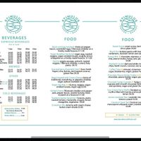 Menu 09/24 at Stimulus Coffee + Bakery in Pacific City