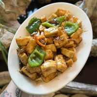 Orange Tofu  at Lucky Dragon in Minneapolis