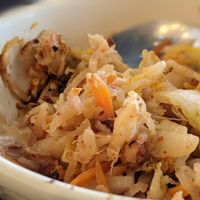 Side of Grilled Kimchi at Chinos Fusion Hacienda in Austin