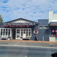 Outside at The Lifebuoy Cafe in St Helens
