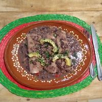 Enfrijoladas. at La terraza 811 in Lo De Marcos