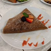 The sweet version - same buckwheat vegan/gluten-free batter. at Sweet Paris in Austin