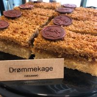 Vegan cake (dreamcake) at Konditoriet in Vejle
