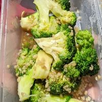 Garlic brocolli at Hong Kong Vegan in Wakefield