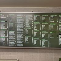 All vegan (bit blurry to read)  at Hong Kong Vegan in Wakefield