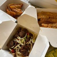 Salt and pepper lamb was very good!  at Hong Kong Vegan in Wakefield