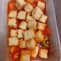 Sweet and sour tofu at Hong Kong Vegan in Wakefield