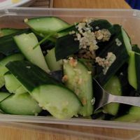 Garlic cucumber, very nice at Hong Kong Vegan in Wakefield