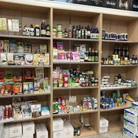 Shelves full  at Vegan Point in Tenerife