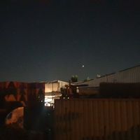 Gorgeous countryside night air at Pelter Winery in Ein Zivan