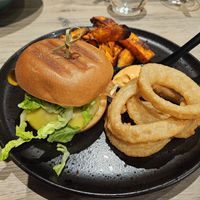 Bean burger at Glass House Retreat in Bulphan