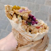 No Chicken Shawarma Wrap at Taïm Streetfood in Vienna
