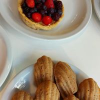 Tartelettes aux fruits and Madeleines at Le Coq Café in Buenos Aires