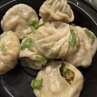 Steamed vegan dumplings   at MOMO Kitchen in Chesapeake