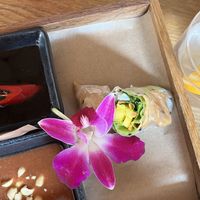 summer rolls with planted chicken   at Nón Lá Restaurant in Basel