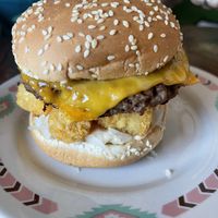 Tot  burger  at The Trashy Vegan in Asheville