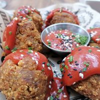 Albóndigas at Mad Mad Vegan - Lavapiés in Madrid