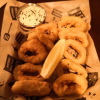 Frittierte Kalamariringe (vegan) at Mad Mad Vegan - Lavapiés in Madrid