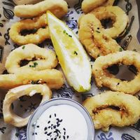 Calamares a la romana at Mad Mad Vegan - Lavapiés in Madrid