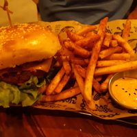 Vegan burger (2) at Mad Mad Vegan - Lavapiés in Madrid