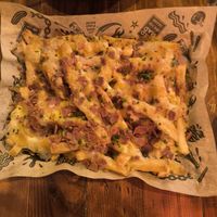 Patatas bacon cheese at Mad Mad Vegan - Lavapiés in Madrid