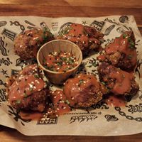 Homemade Buffalo Cali Wings at Mad Mad Vegan - Lavapiés in Madrid