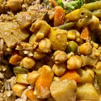 curry closeup  at Take It Easy in Puerto Viejo De Talamanca