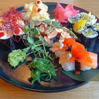 Tokyo plate at Yami Vegan Sushi in Katowice