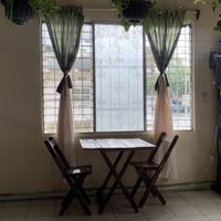 Table  at Camu Camu cafe in Playa Del Carmen