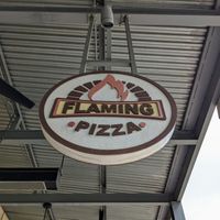 Convenient to "the lawn" in front of IPIC theater. at Flaming Pizza in Austin