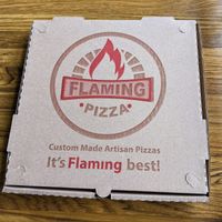 Outdoor seating available. at Flaming Pizza in Austin